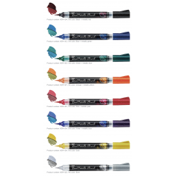 or métallique stylo Pentel DUAL METALLIC BRUSH XGFH-DX