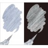 metallisches silber pentel DUAL METALLIC BRUSH Stift XGFH-DZ