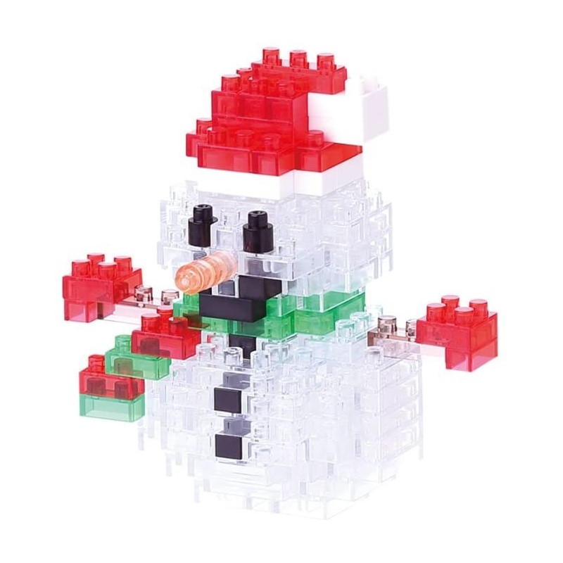 Schneemann (durchsichtig) NBC-154 NANOBLOCK | Holiday series