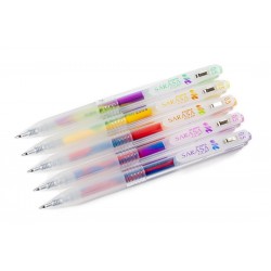 Sarasa Clip Marble Color Set with 5 pens (rechargeable) JJ75-5C-MB by Zebra