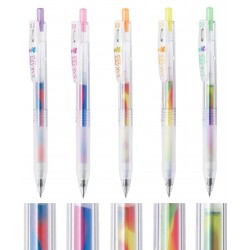 Sarasa Clip Marble Color Set with 5 pens (rechargeable) JJ75-5C-MB by Zebra