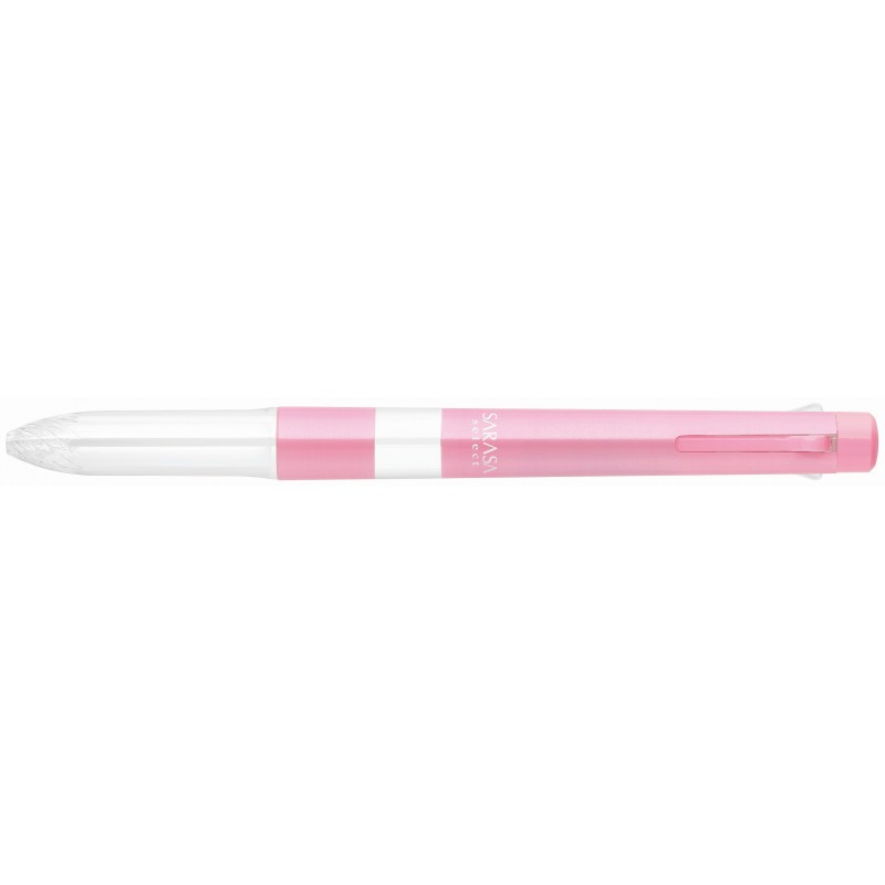 rose pastel Sarasa Select corps du stylo rechargeable 3 couleurs
