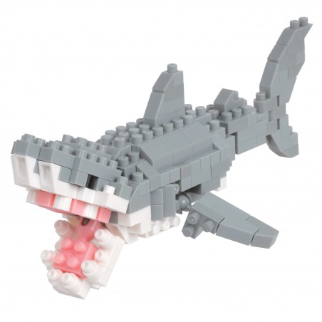 Grand Requin Blanc (nouvelle ver.) NBC-332 NANOBLOCK | Miniature series