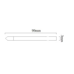 noir 0,5mm Sarasa NJK-0.5 Recharge RNJK5-BK par Zebra