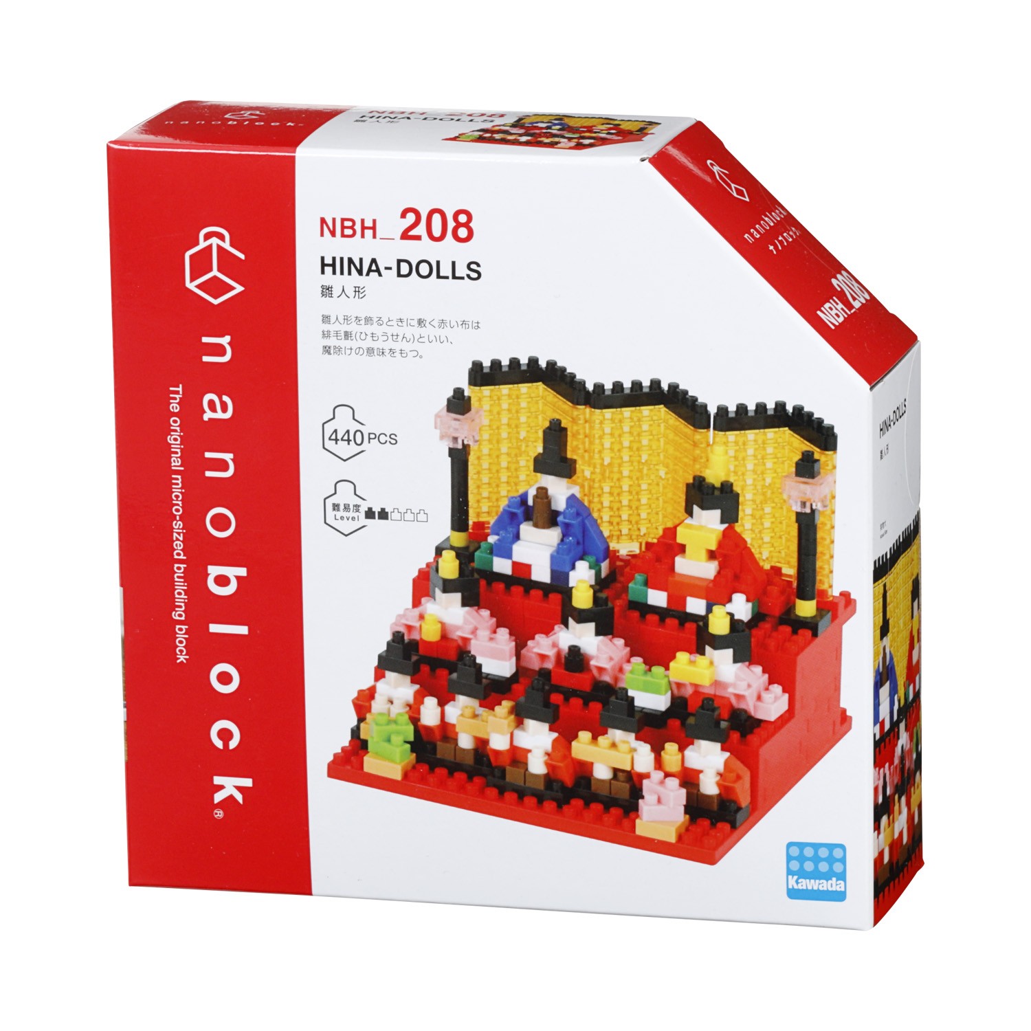 Hina Dolls NBH-100 NANOBLOCK the Japanese mini construction block