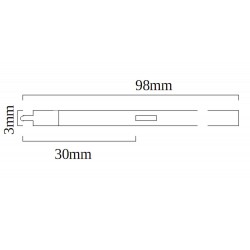 noir 0,5mm Recharge Ohto Needle-Point 895NP pour stilo Horizon et Horizon Slim