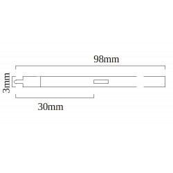 noir 0,7mm Recharge Ohto 897NP Needle-point pour stilo Horizon et Horizon Slim
