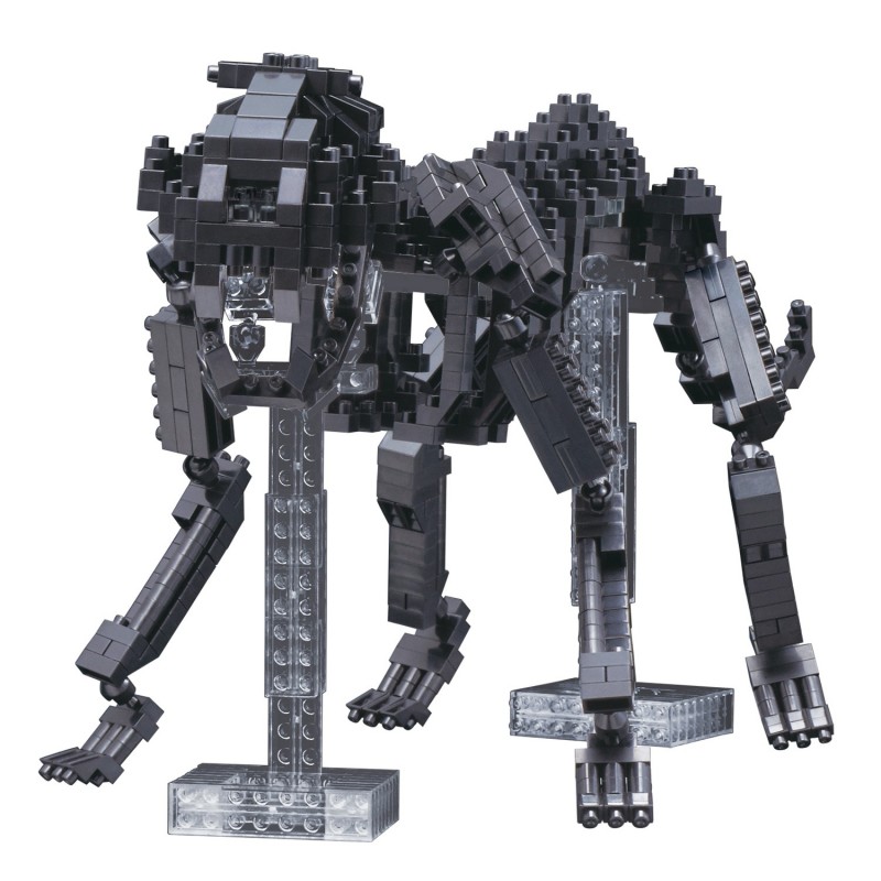 Nanoblock Nona 9on Tiger Skeleton Model 