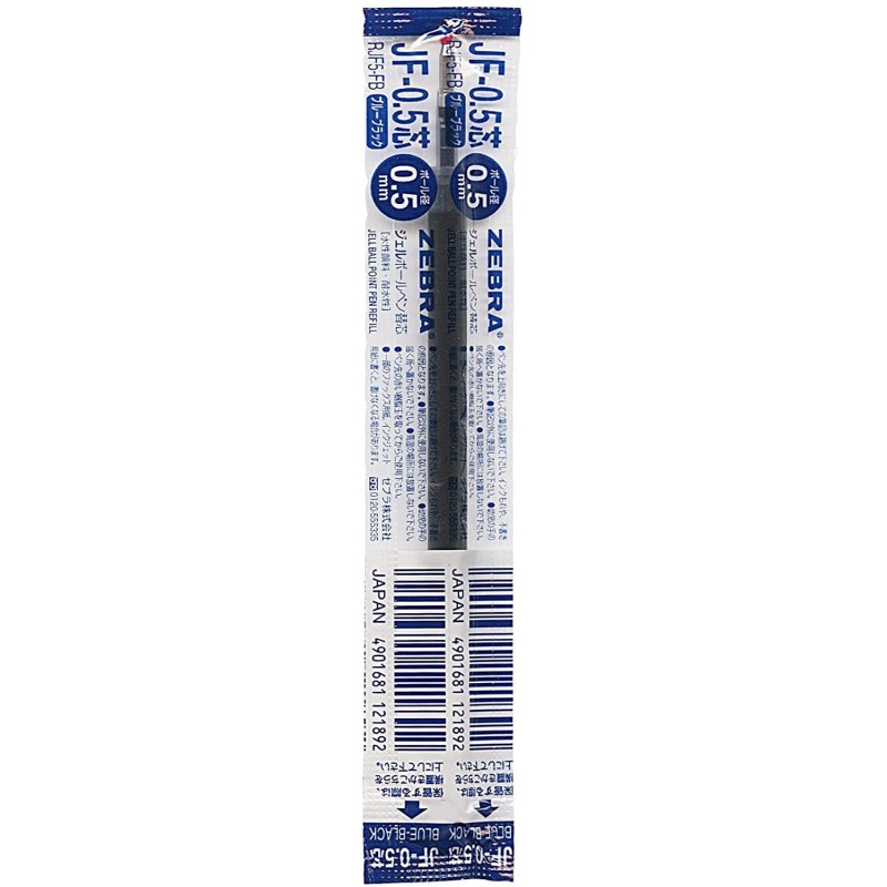 bleu foncé 0,5mm JF-0.5 Recharge RJF5-FB par Zebra