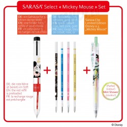 Sarasa Select Disney "Mickey Mouse" Set (nachfüllbar) SE-S5A20-MC von Zebra