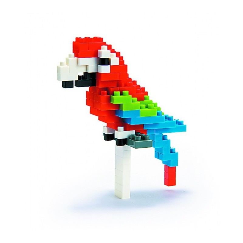 NANOBLOCK Mini series Red-and-green-Macaw NBC-034