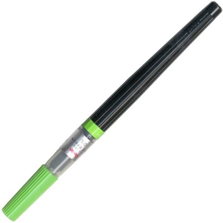 Light Green Art Brush Pen, Dye Ink, refillable | XGFL-111 by Pentel