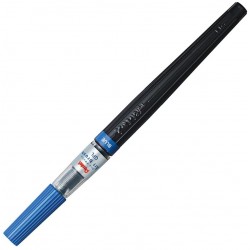 Blue Art Brush Pen, Dye Ink, refillable | XGFL-103 by Pentel