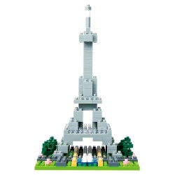 Banks of the Seine in Paris (Eiffel Tower) NBH-004 NANOBLOCK | Sights to See series