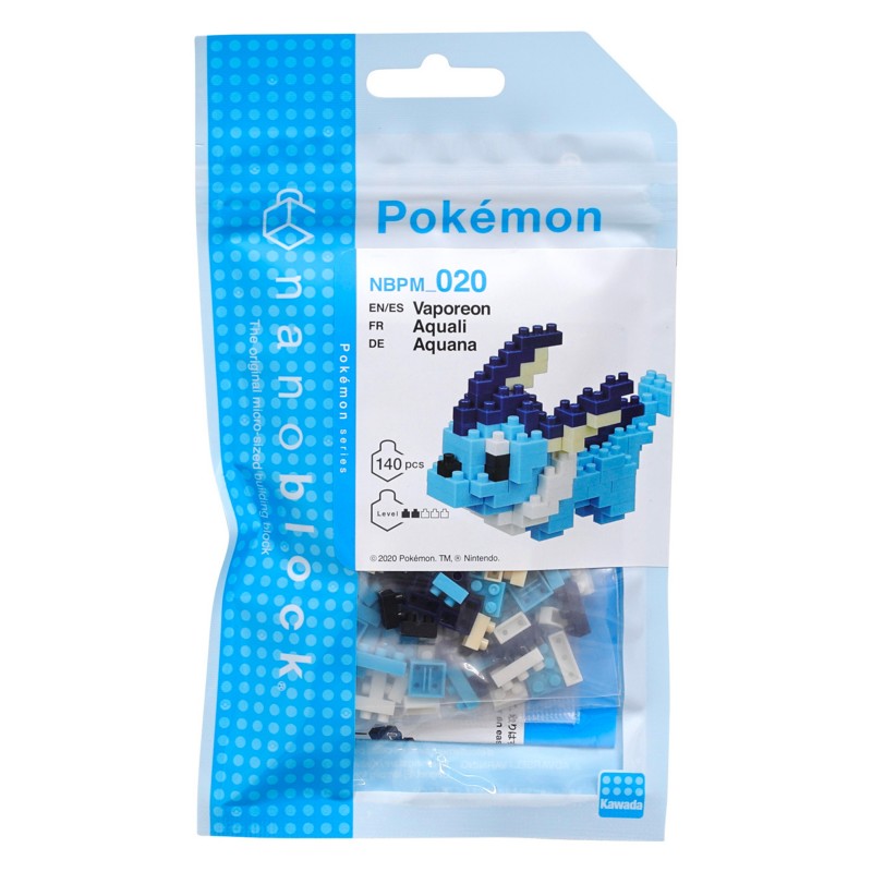 Vaporeon Nbpm 0 Nanoblock Meets Pokemon