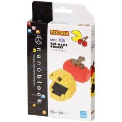 Pac-Man mit Kirsche NBCC-105 NANOBLOCK trifft Pac-Man