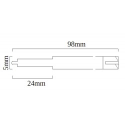 schwarz 0,7mm öl basierte Ersatzmine Ohto PS-107NP