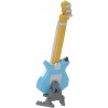 Guitare Électrique Bleu Pastel NBC-346 NANOBLOCK mini bloques de construction japonaise | Miniature series