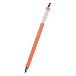 MARK'STYLE COLORS stylo en bois, orange saumon...