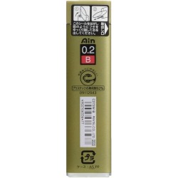 B ø 0,2 mm - lot de 20 mines de recharge au porte-mines AIN STEIN XC272W-B par Pentel