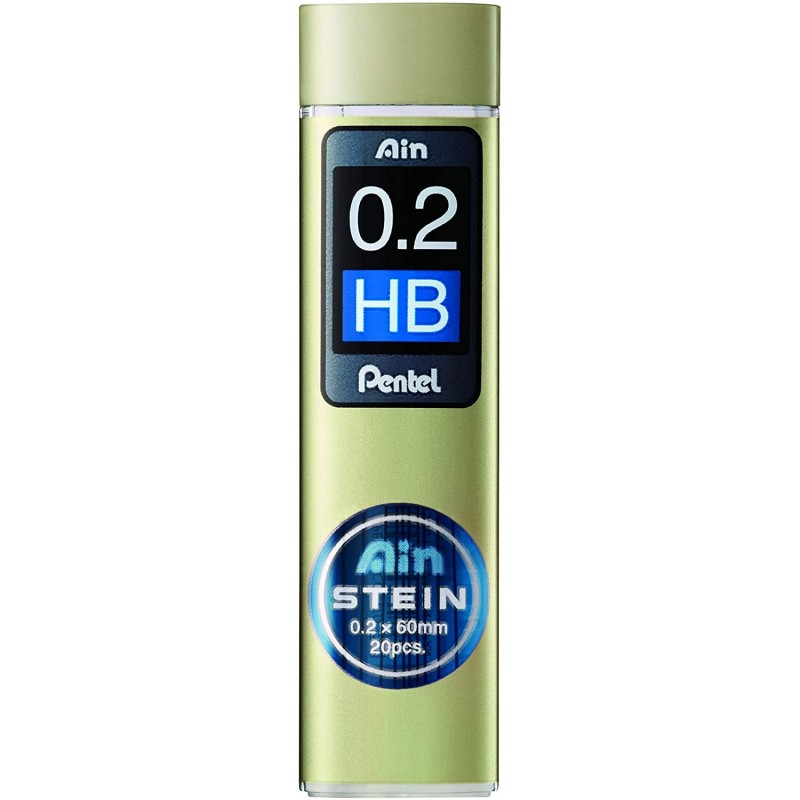 HB ø 0,2 mm - lot de 20 mines de recharge au porte-mines AIN STEIN XC272W-HB par Pentel