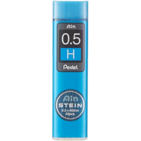 H ø0.5mm - Set of 40 Leads for Mechanical Pencils - AIN STEIN XC275-H by Pentel