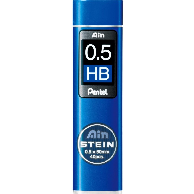 HB ø 0,5mm - Set mit 40 Minen Druckbleistift-Ersatzminen AIN STEIN XC275-HB von Pentel