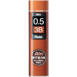 3B ø0.5mm - Set of 40 Leads for Mechanical Pencils - AIN...