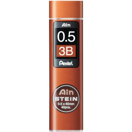 3B ø 0.5mm - lot de 40 mines de rechange porte-mines 0,5 mm AIN STEIN XC275-3B de Pentel