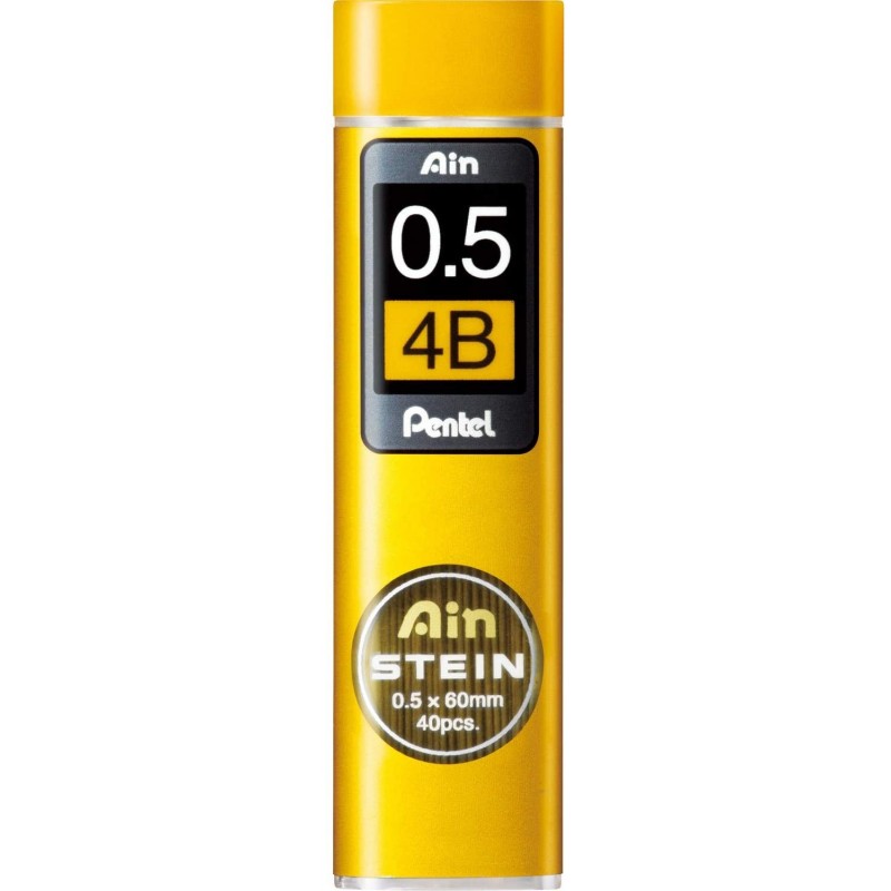 4B ø 0.5mm - lot de 40 mines de recharge porte-mines 0,5 mm AIN STEIN XC275-4B de Pentel