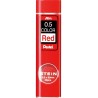 red color  ø0.5mm - Set of 20 Leads for Mechanical Pencils - AIN STEIN XC275-RD by Pentel