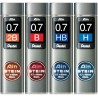 B ø0.7mm - Set of 40 Leads for Mechanical Pencils - AIN STEIN XC277-B by Pentel