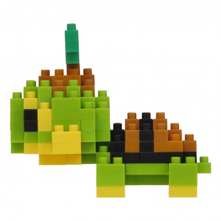 Nanoblock Pokemon Turtwig (Tortipouss) Bausatz – über 130 Teile, Mehrfarbig, Für Kinder Ab 12 Jahren