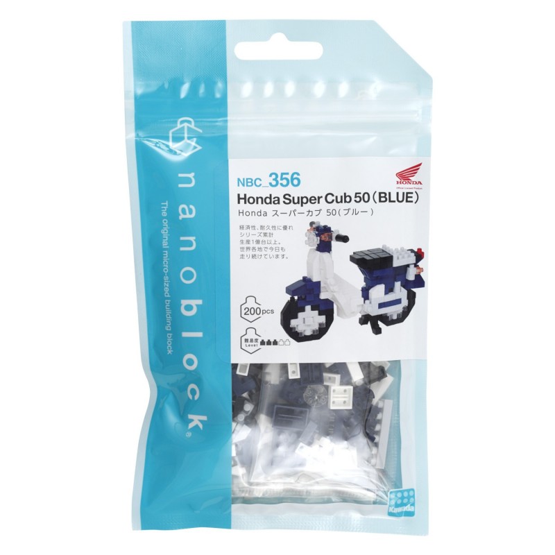 Honda Super Cub 50 bleu NBC-356 NANOBLOCK | Miniature series