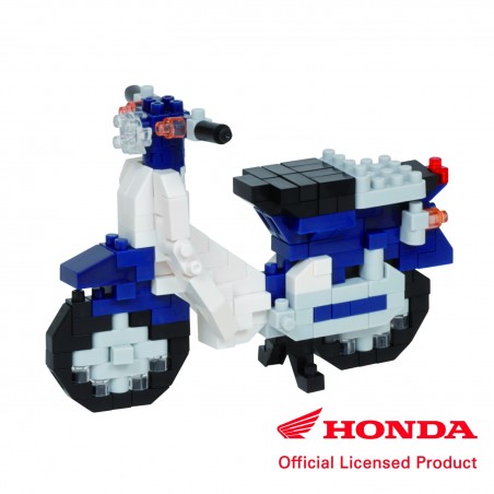 Honda Super Cub 50 blau NBC-356 NANOBLOCK der japanische mini Baustein | Miniature series