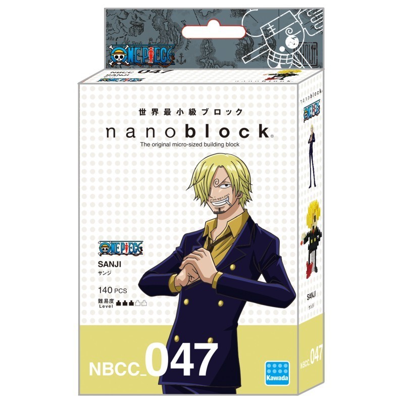 Sanji NBCC-047 NANOBLOCK the Japanese mini construction block | One Piece