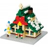 Weihnachtshaus (Hütte) NBH-025 NANOBLOCK | Sights to See series