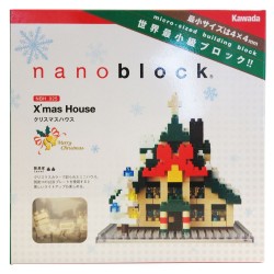 X'mas House (cottage) NBH-025 NANOBLOCK the Japanese mini construction block | Sights to See series