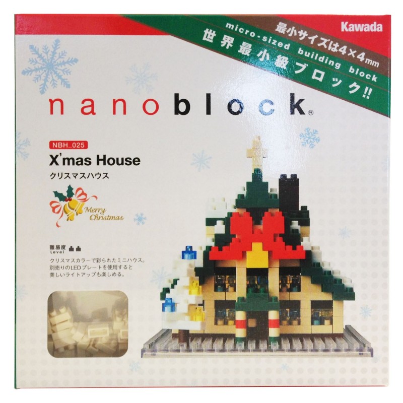 NISHI X'mas House (cottage) NBH-025 NANOBLOCK | Sights to See series
