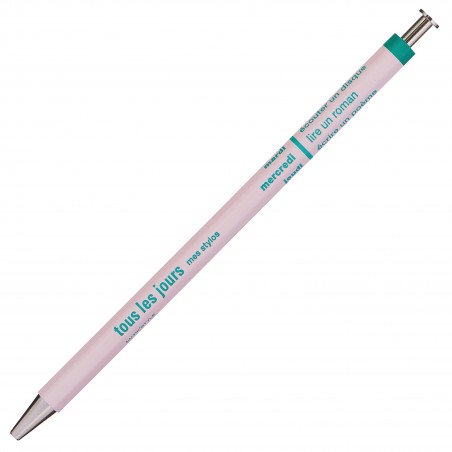 rose clair - MARK'S DAYS tous les jours - Stylo en bois DAY-BP4-LPK (rechargeable)