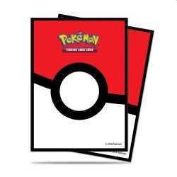 65 Protector Sleeves, with Pokéball, for the Pokemon Trading Card Game