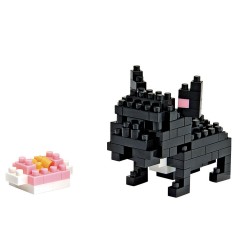 Bouledogue Français NBC-015 (complètement noir) NANOBLOCK...