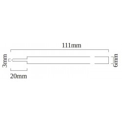 Sepiaschwarz 0,5mm JF-0.5 Ersatzmine RJF5-VSB von Zebra