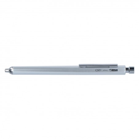 GS01 Needle-Point Ballpen in silver GS01-S7 by Ohto (refillable)