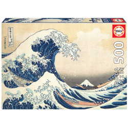 Die grosse Welle von Kanagawa (Hokusai) Puzzle mit 500 Teilen | Educa