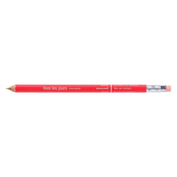 red refillable wooden mechanical pencil 'tous les jours' DAY-SH1-RE by MARK'S DAYS