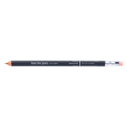 black refillable wooden mechanical pencil 'tous les jours' DAY-SH1-BK by MARK'S DAYS