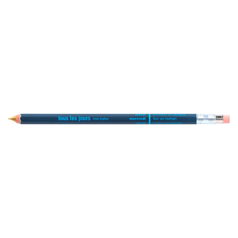 marine portemine stylo rechargeable en bois 'tous les jours' DAY-SH1-NV par MARK'S DAYS