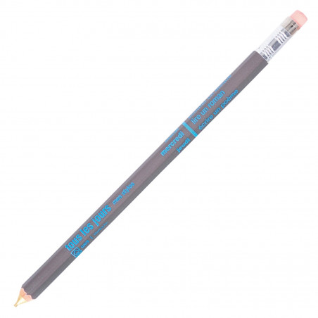 brown, refillable wooden mechanical pencil 'tous les jours' DAY-SH1-BR by MARK'S DAYS