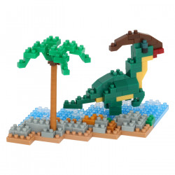 Parasaurolophus am Wasser NBC-367 NANOBLOCK | Miniature series